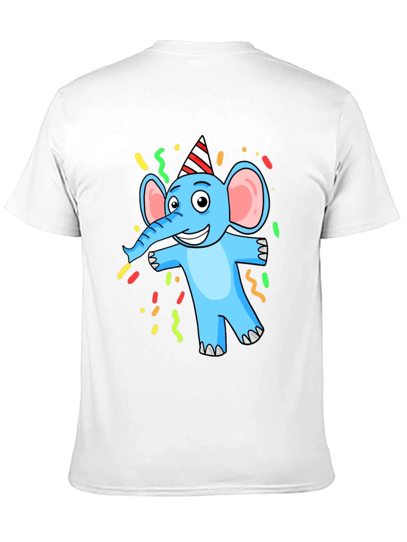 Cartoon Elephant Graphic T-Shirt - Party Animal