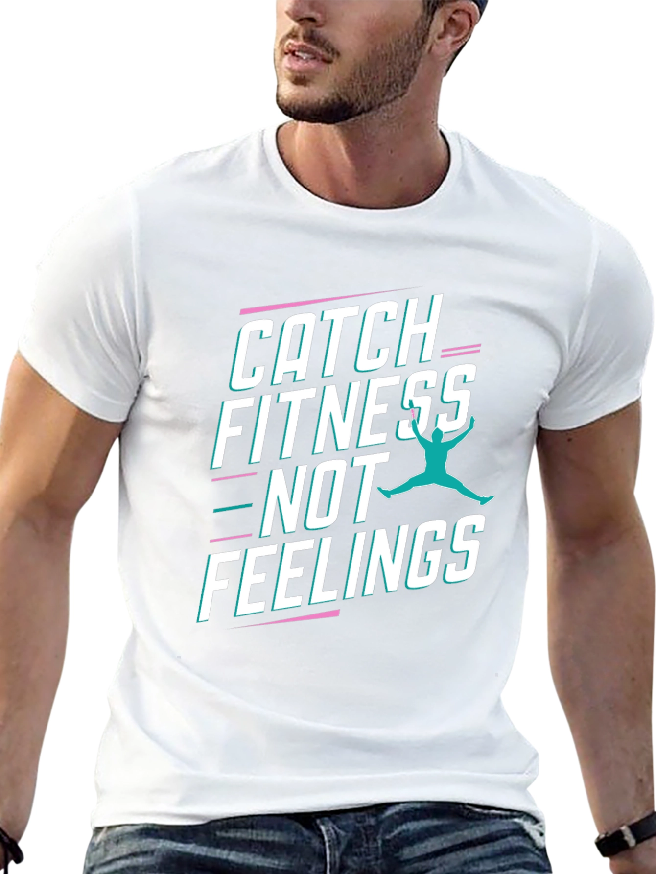 Catch Fitness Not Feelings Graphic Tee