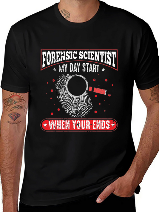 Forensic Scientist T-Shirt - Crime Scene Investigator