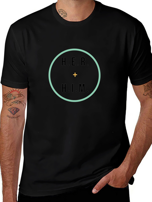 Her Plus Him Unisex T-Shirt