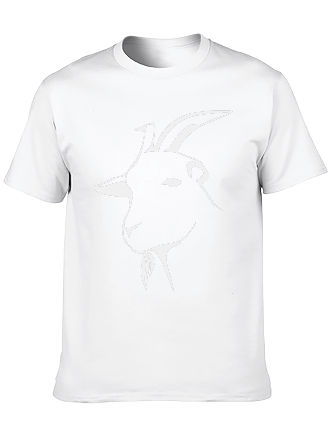 Goat Head Graphic T-Shirt - Black