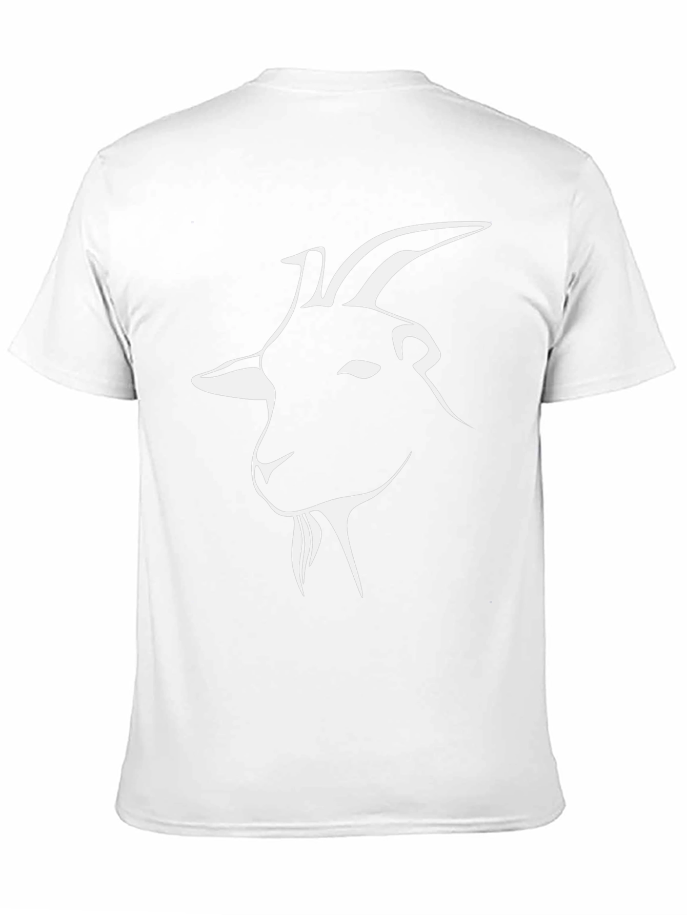 Goat Head Graphic T-Shirt - Black