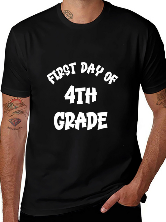 First Day of 4th Grade T-Shirt - Back to School!