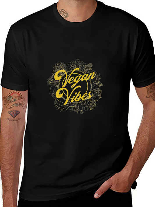 Vegan Vibes Black T-Shirt