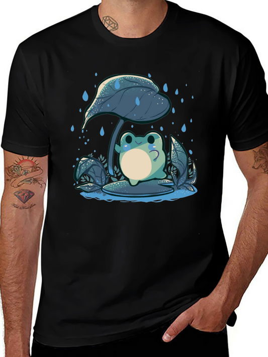 Frog Under Leaf Graphic Tee