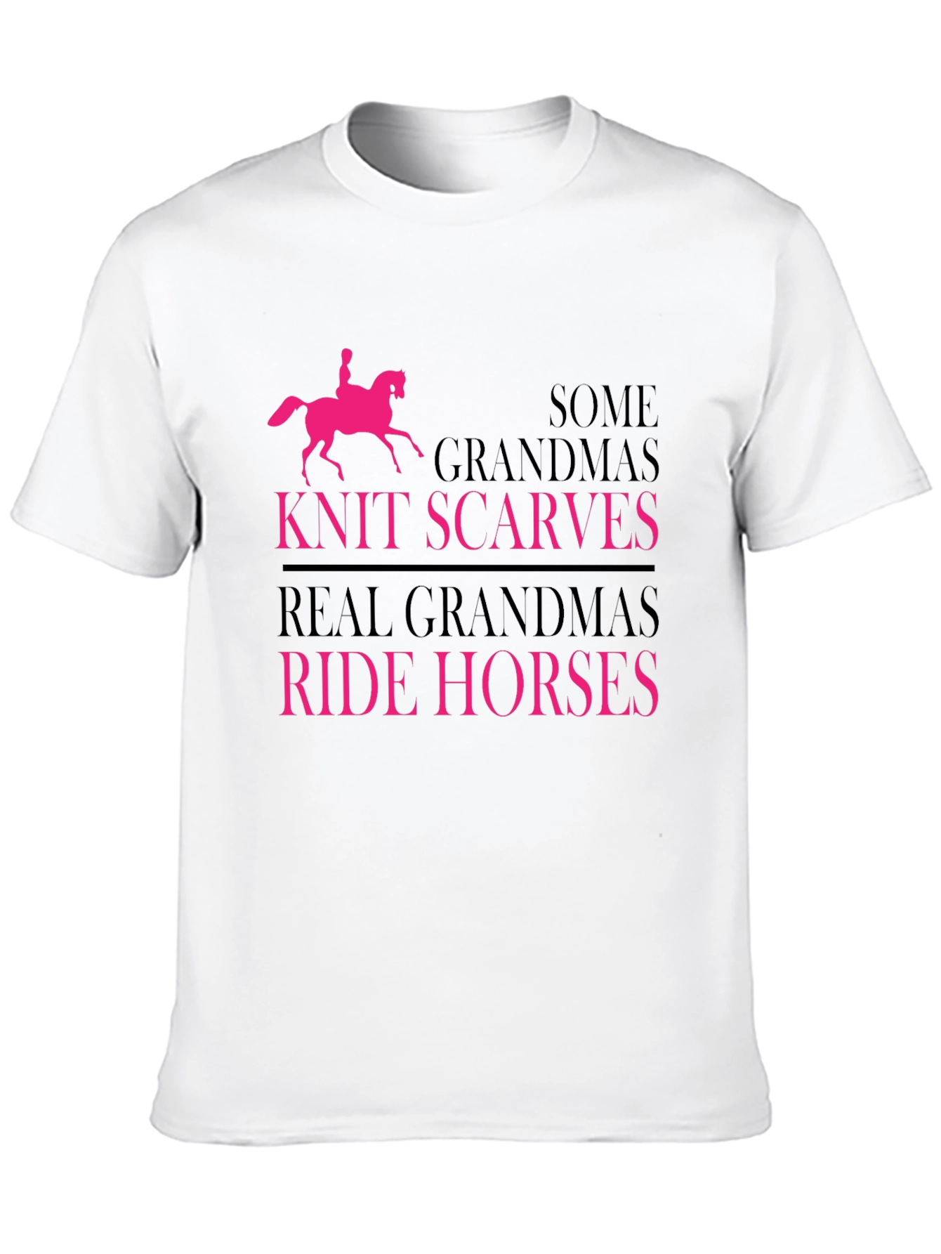 Real Grandmas Ride Horses T-Shirt