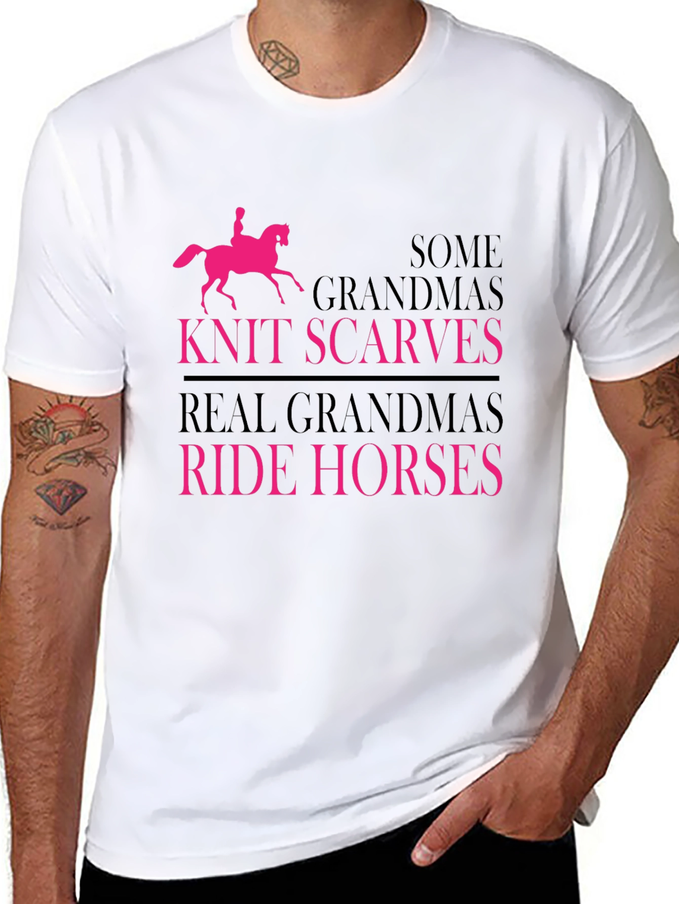 Real Grandmas Ride Horses T-Shirt