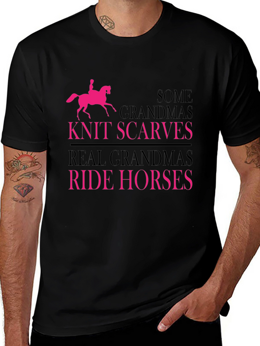 Real Grandmas Ride Horses T-Shirt