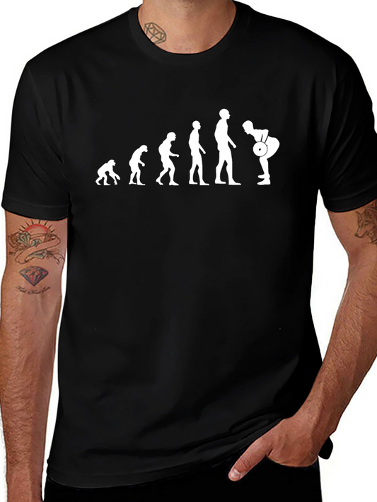 Evolution of Fitness T-Shirt - Black Gym Tee