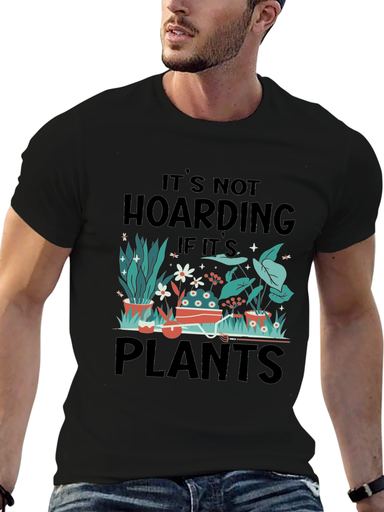 Its Not Hoarding If Its Plants Graphic T-Shirt