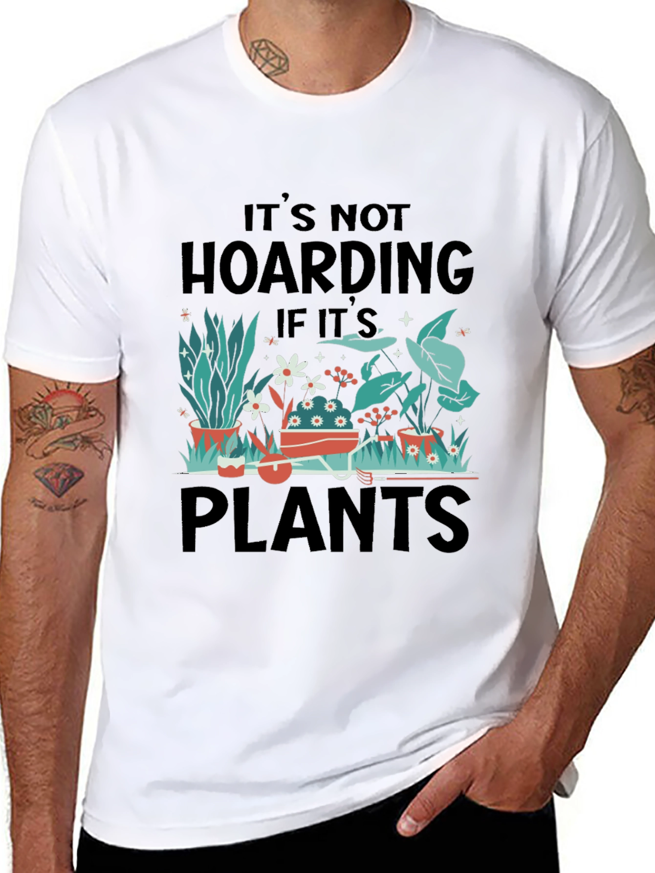 Its Not Hoarding If Its Plants Graphic T-Shirt