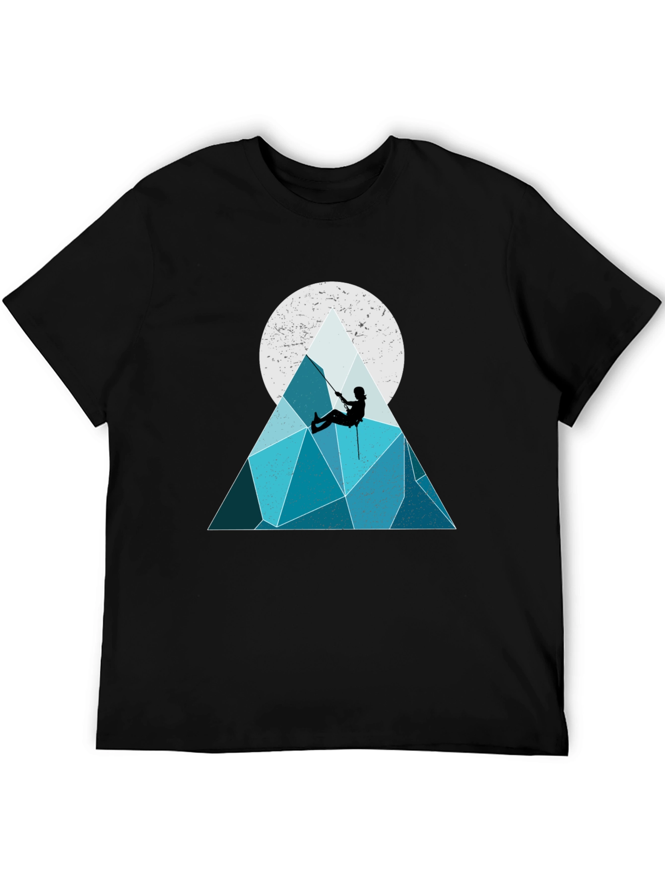 Geometric Mountain Climber Graphic Tee