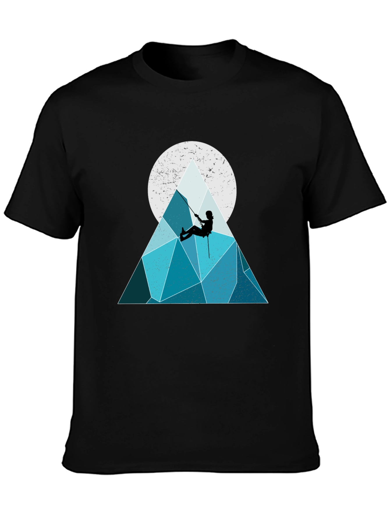 Geometric Mountain Climber Graphic Tee