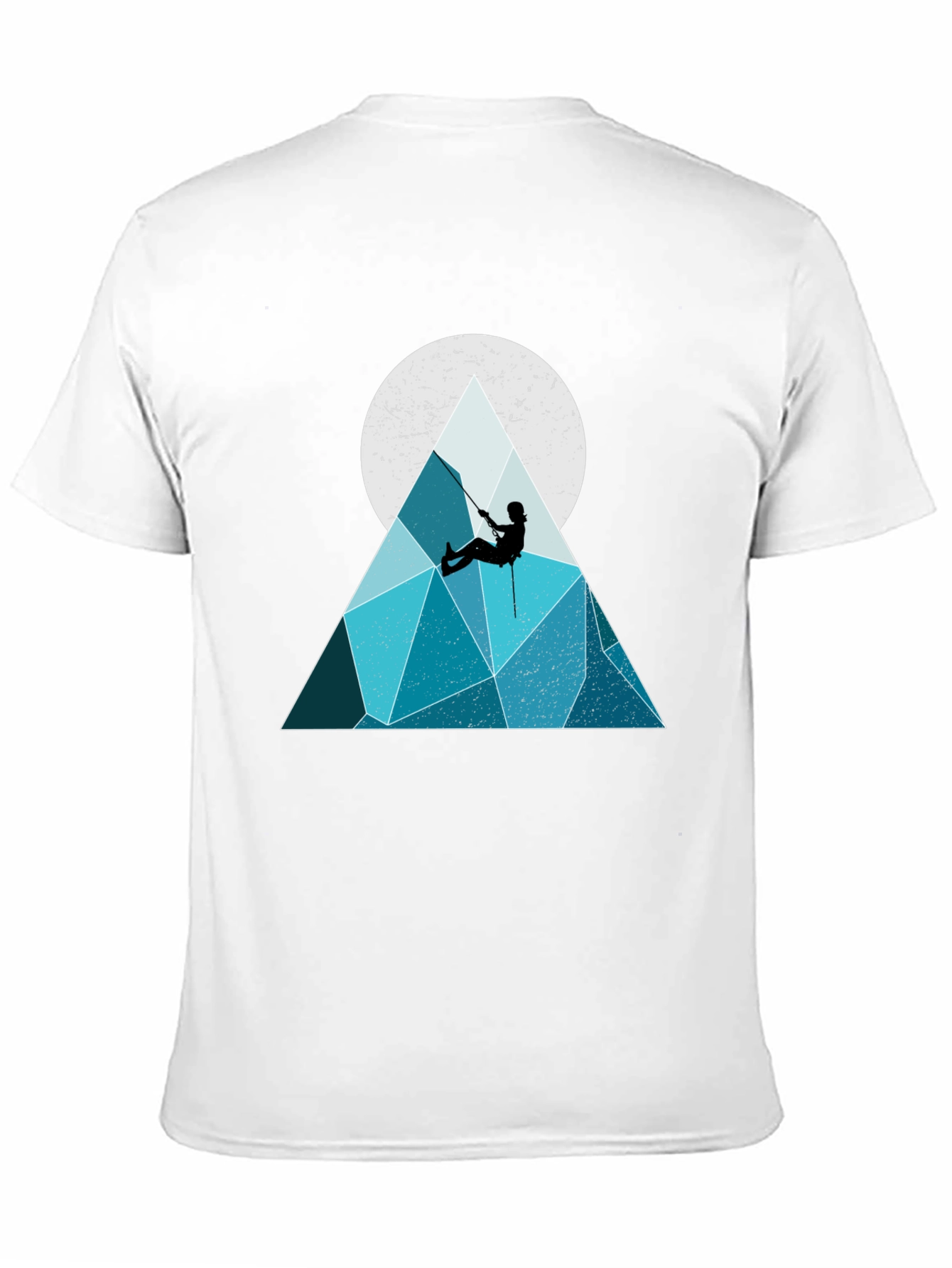 Geometric Mountain Climber Graphic Tee
