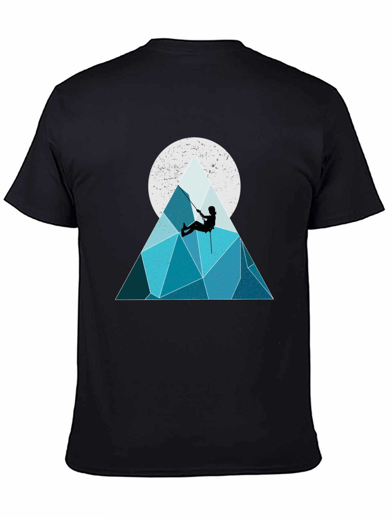 Geometric Mountain Climber Graphic Tee