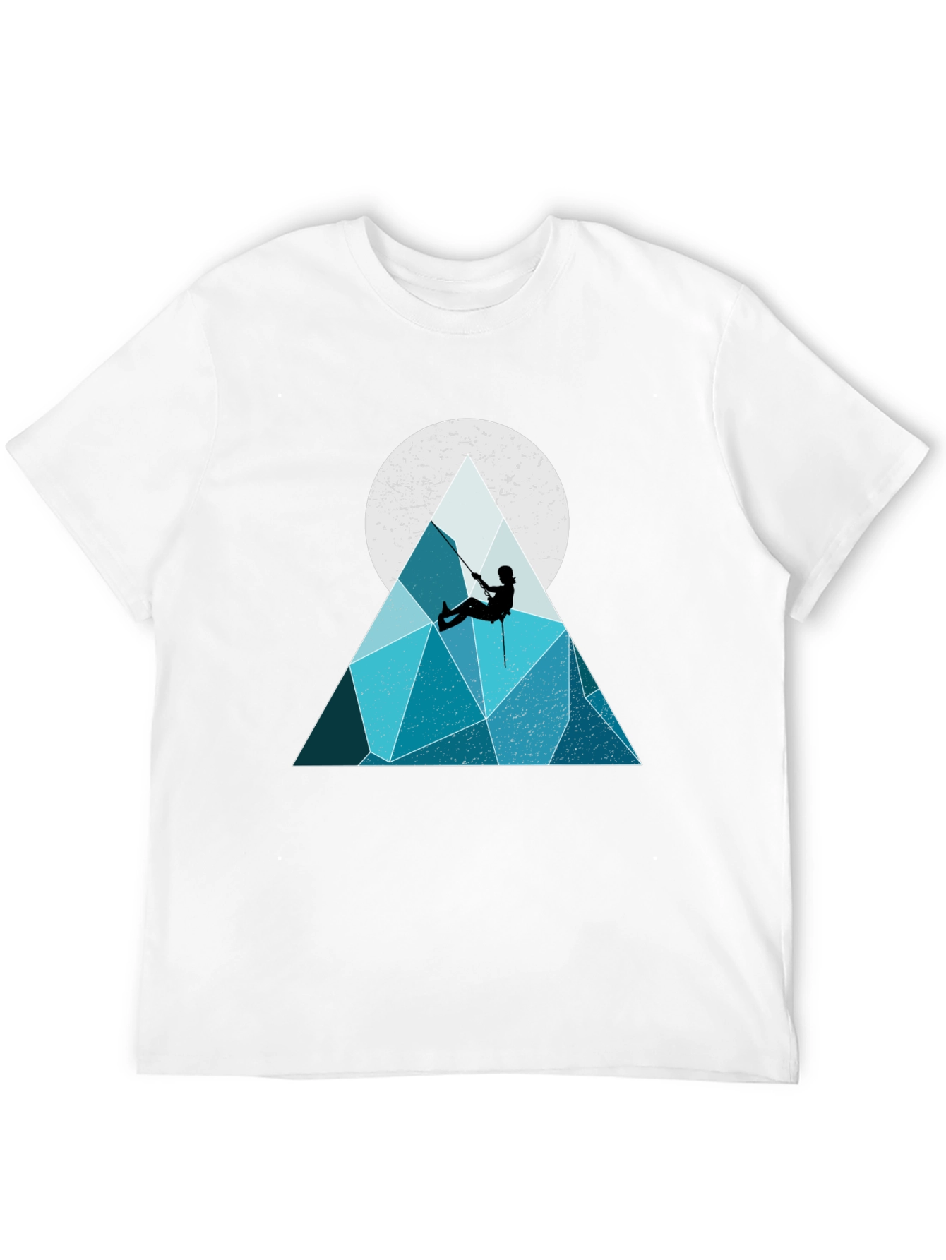 Geometric Mountain Climber Graphic Tee