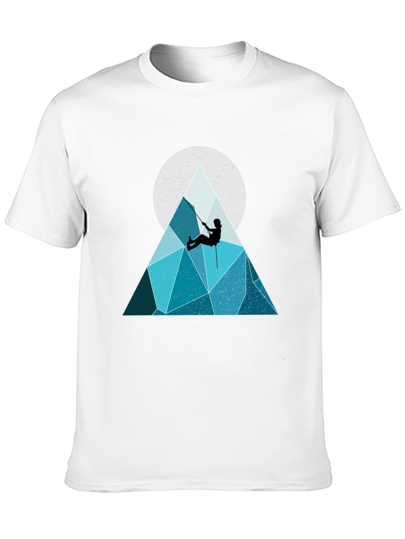 Geometric Mountain Climber Graphic Tee