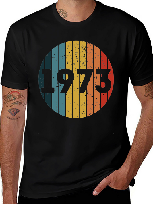Vintage 1973 Graphic T-Shirt - Retro Birthday Gift