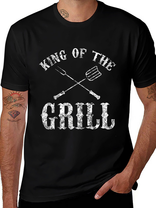 King of the Grill Black T-Shirt
