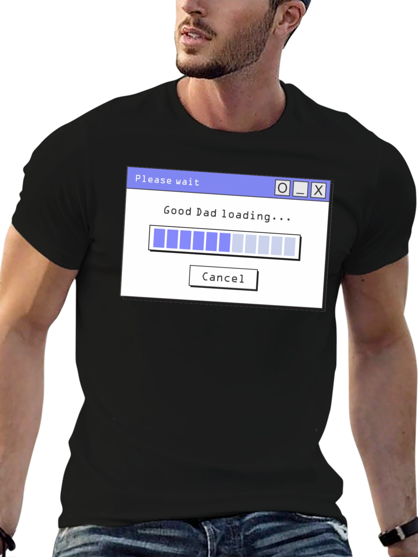 Good Dad Loading T-Shirt Funny Fathers Day Gift Tee