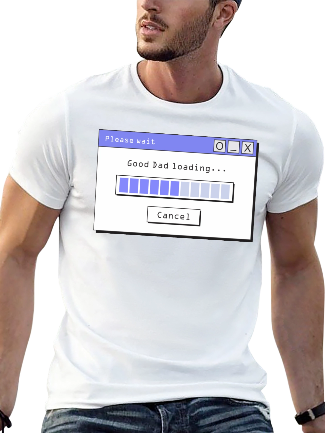 Good Dad Loading T-Shirt Funny Fathers Day Gift Tee