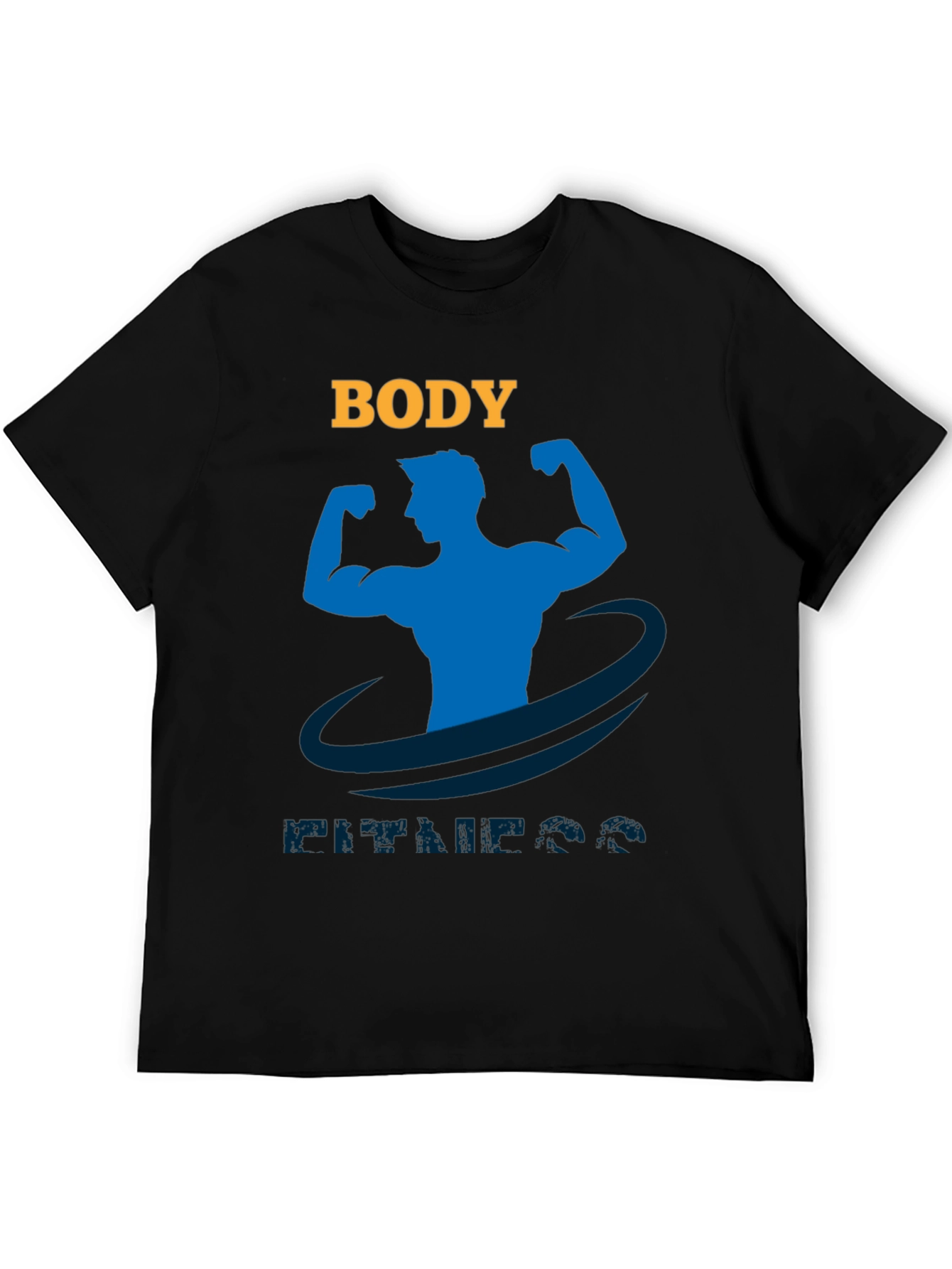 Body Fitness Graphic T-Shirt Gym Workout Tee