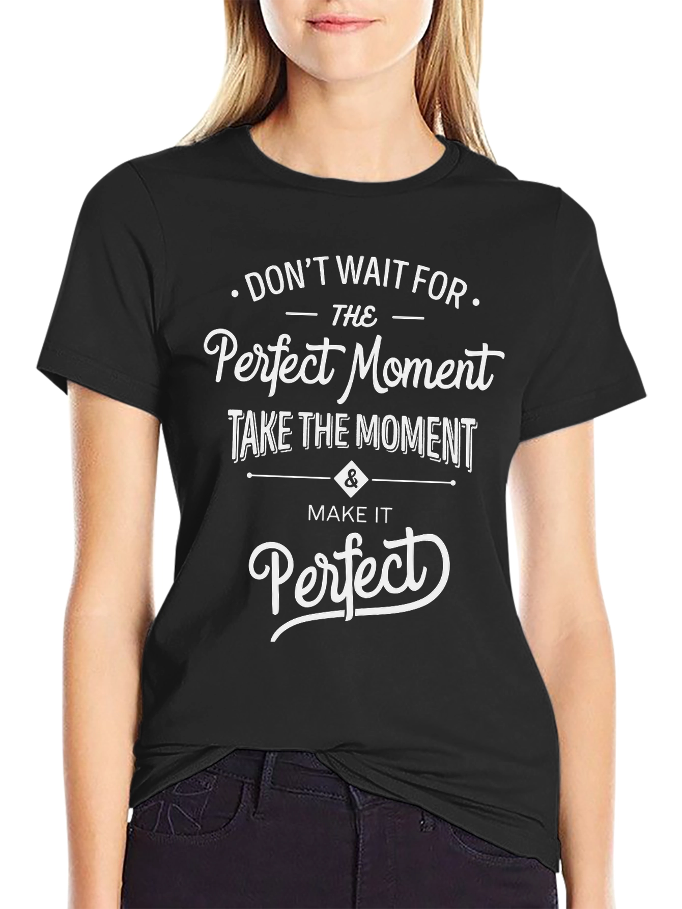 Inspirational Graphic Tee - Perfect Moment