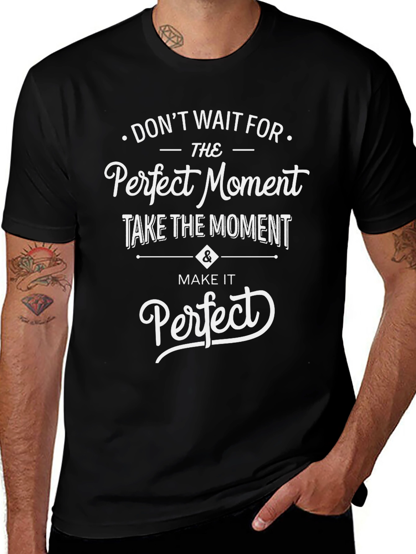 Inspirational Graphic Tee - Perfect Moment