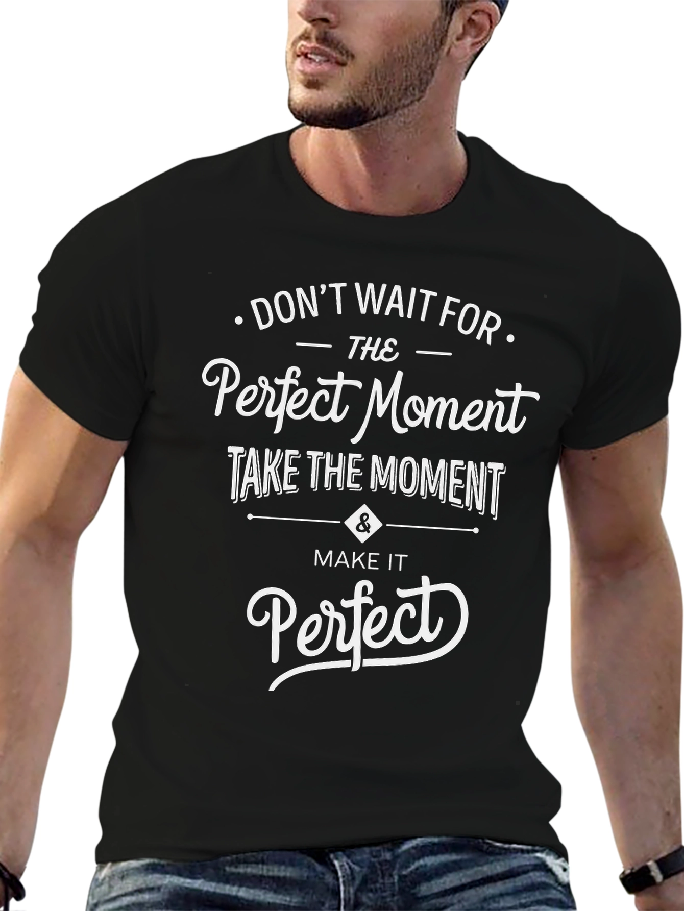 Inspirational Graphic Tee - Perfect Moment