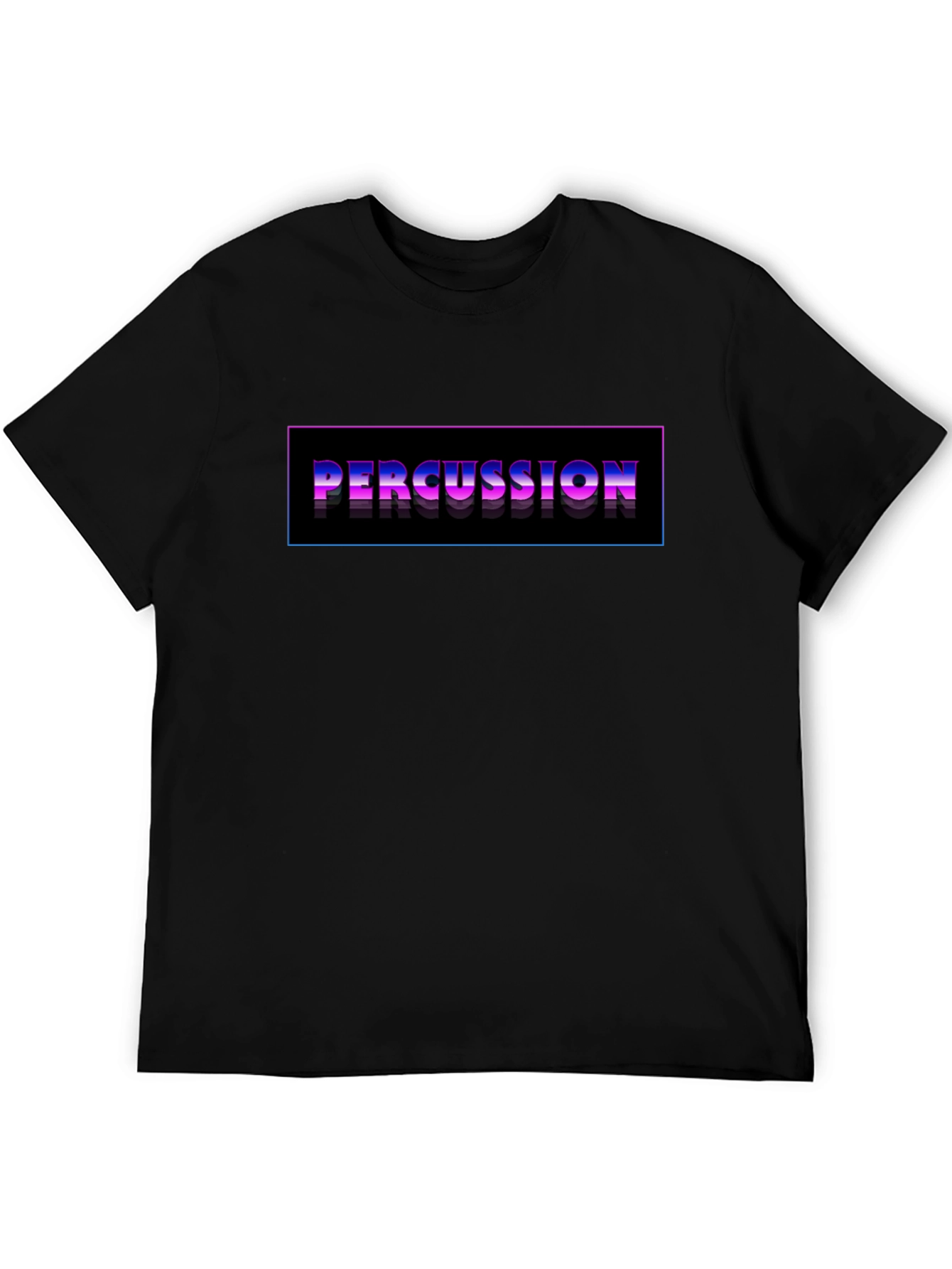 Percussion Graphic Black T-Shirt