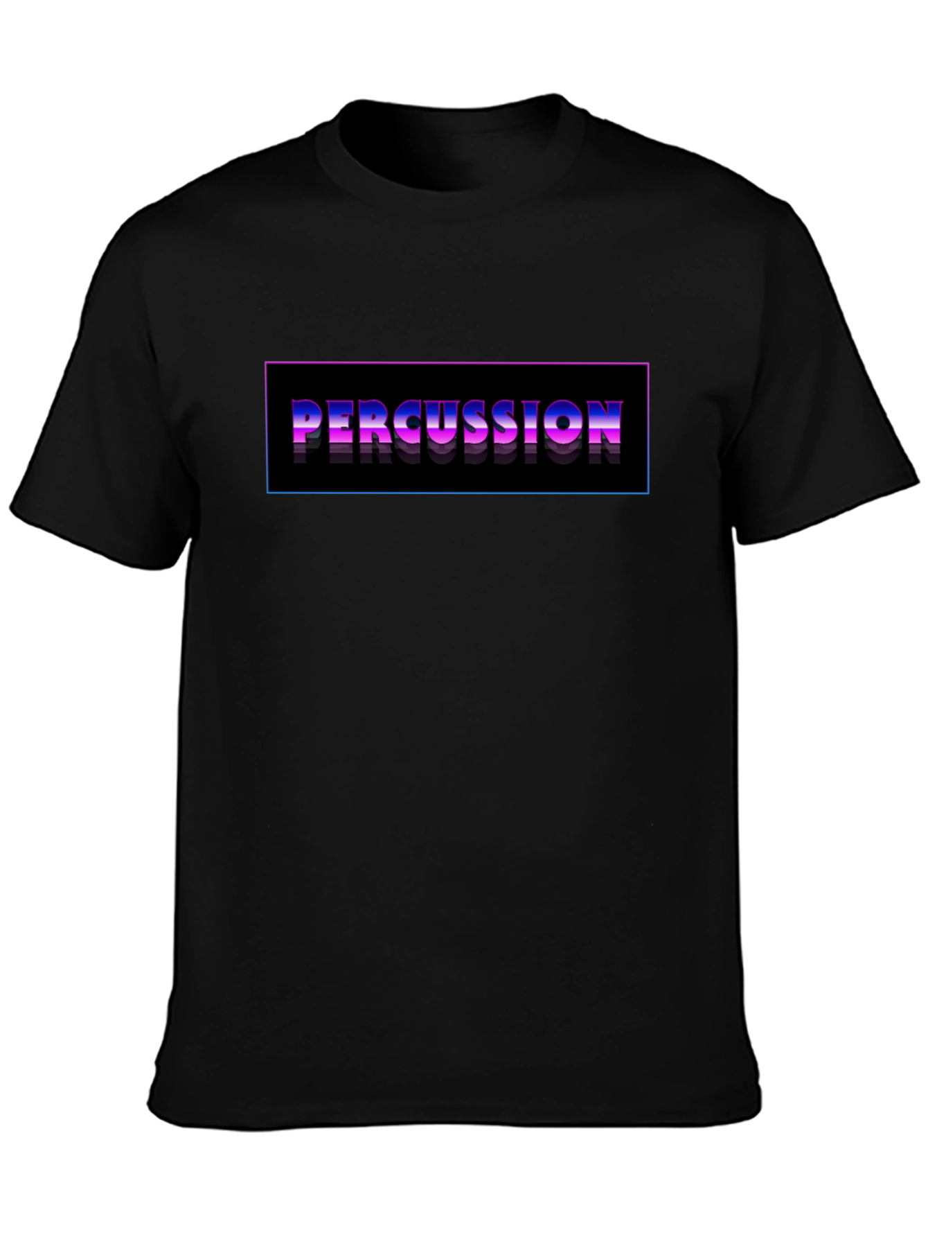 Percussion Graphic Black T-Shirt