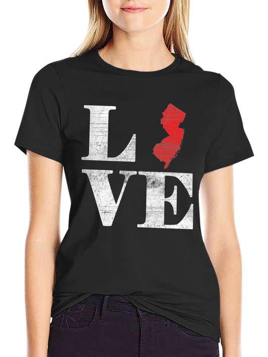 Love New Jersey State T-Shirt
