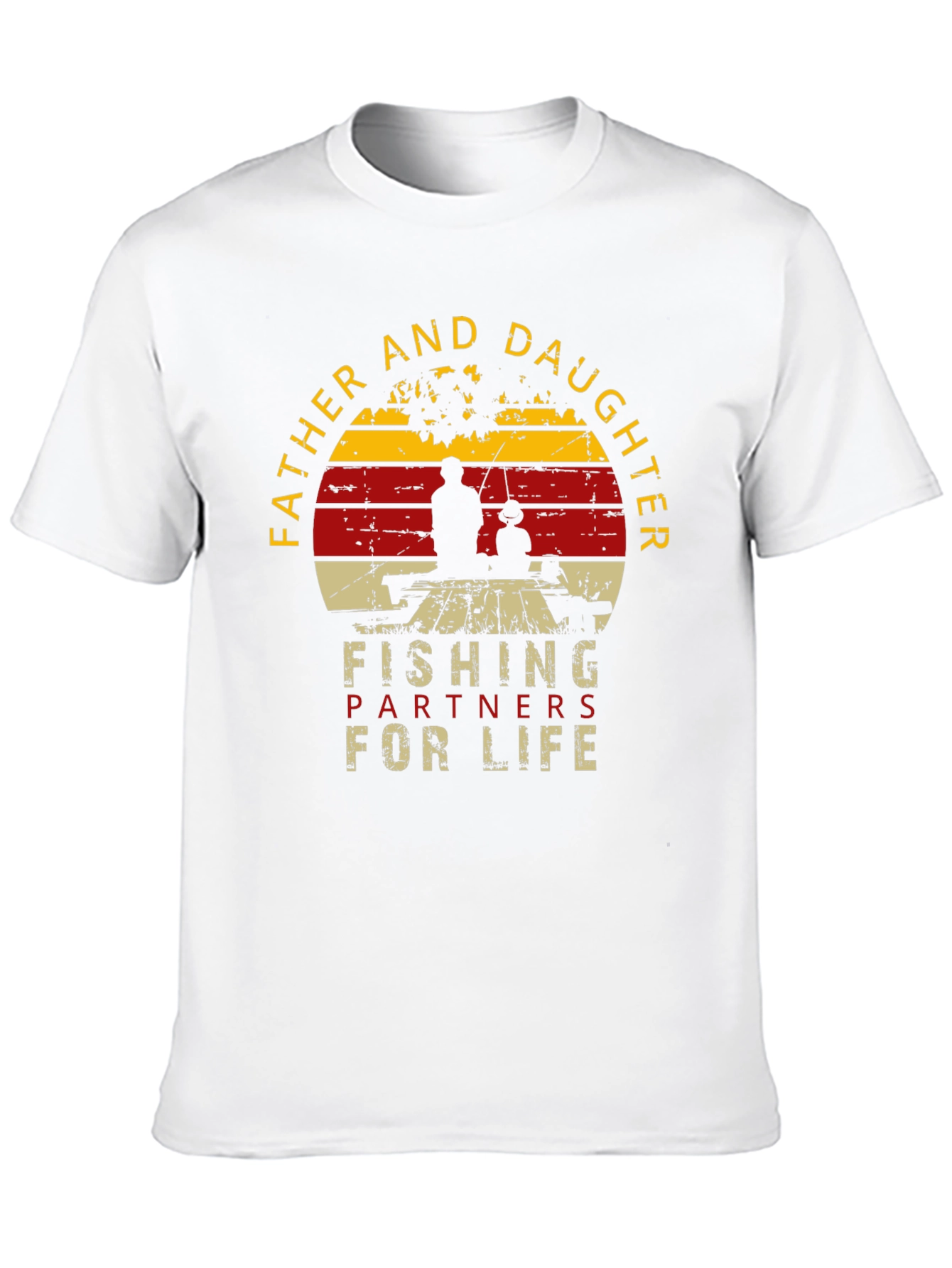 Father and Daughter Fishing Partners T-Shirt