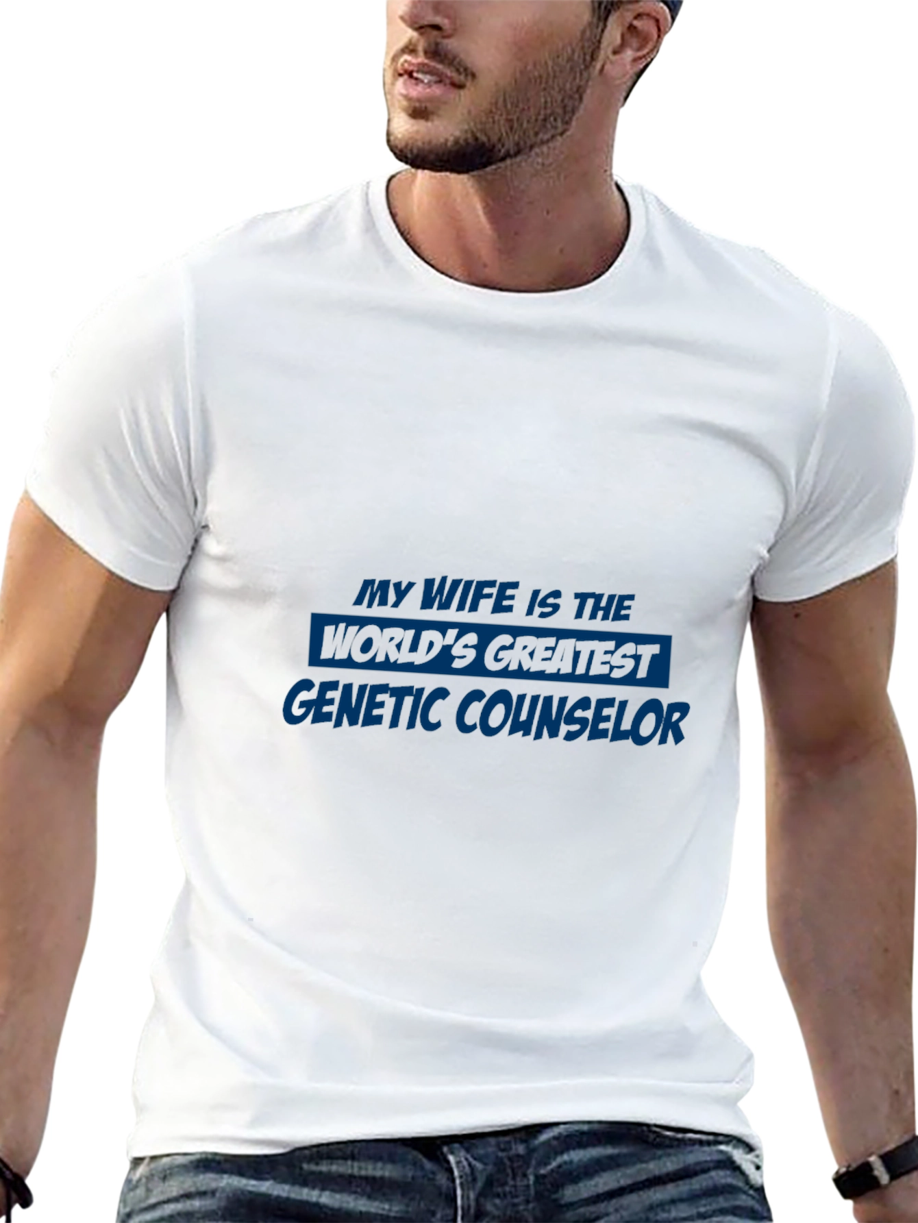 Genetic Counselor Wife T-Shirt - Gift Idea