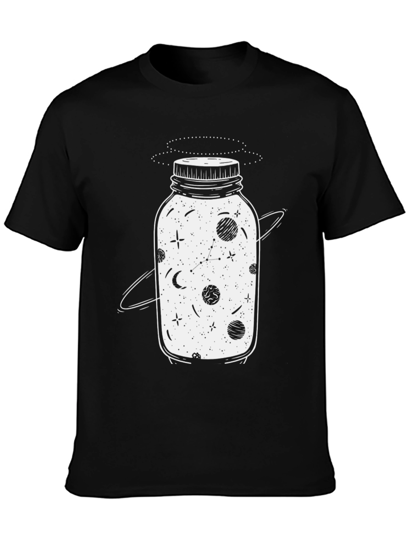 Cosmic Jar T-Shirt - Galaxy in a Bottle Tee
