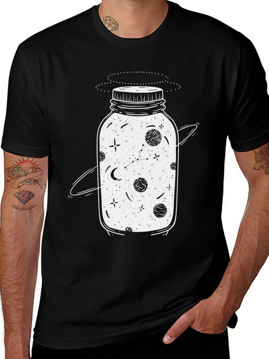 Cosmic Jar T-Shirt - Galaxy in a Bottle Tee