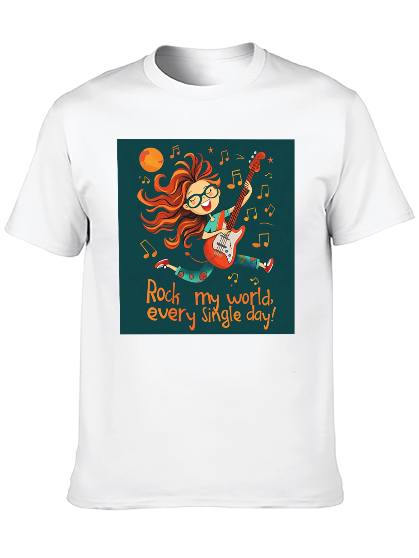 Rock My World Tee - Music Lover Shirt