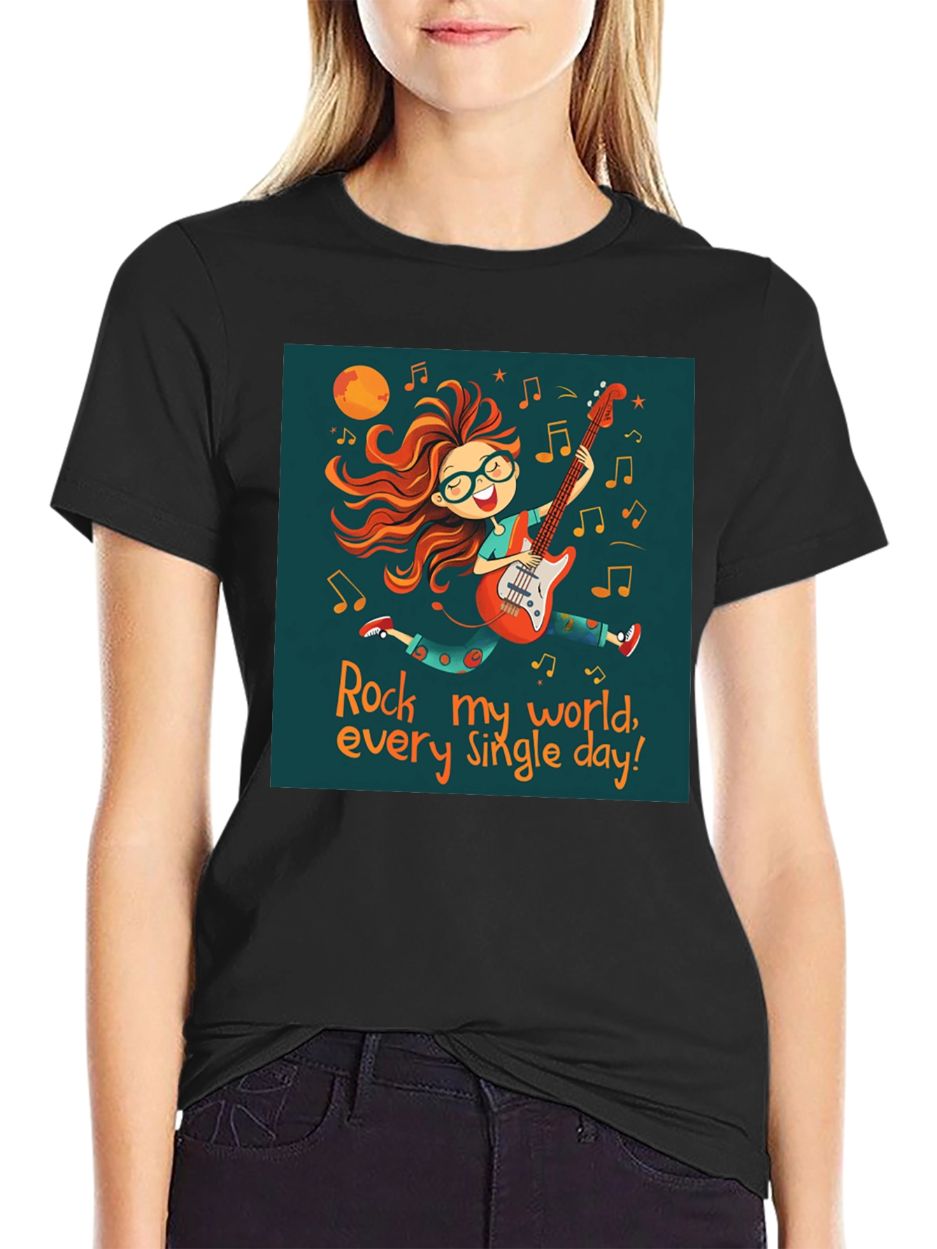 Rock My World Tee - Music Lover Shirt