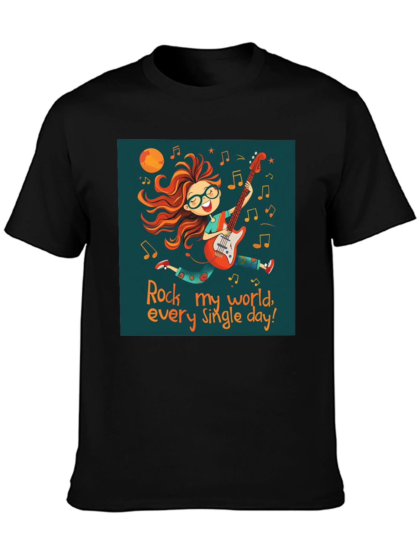 Rock My World Tee - Music Lover Shirt
