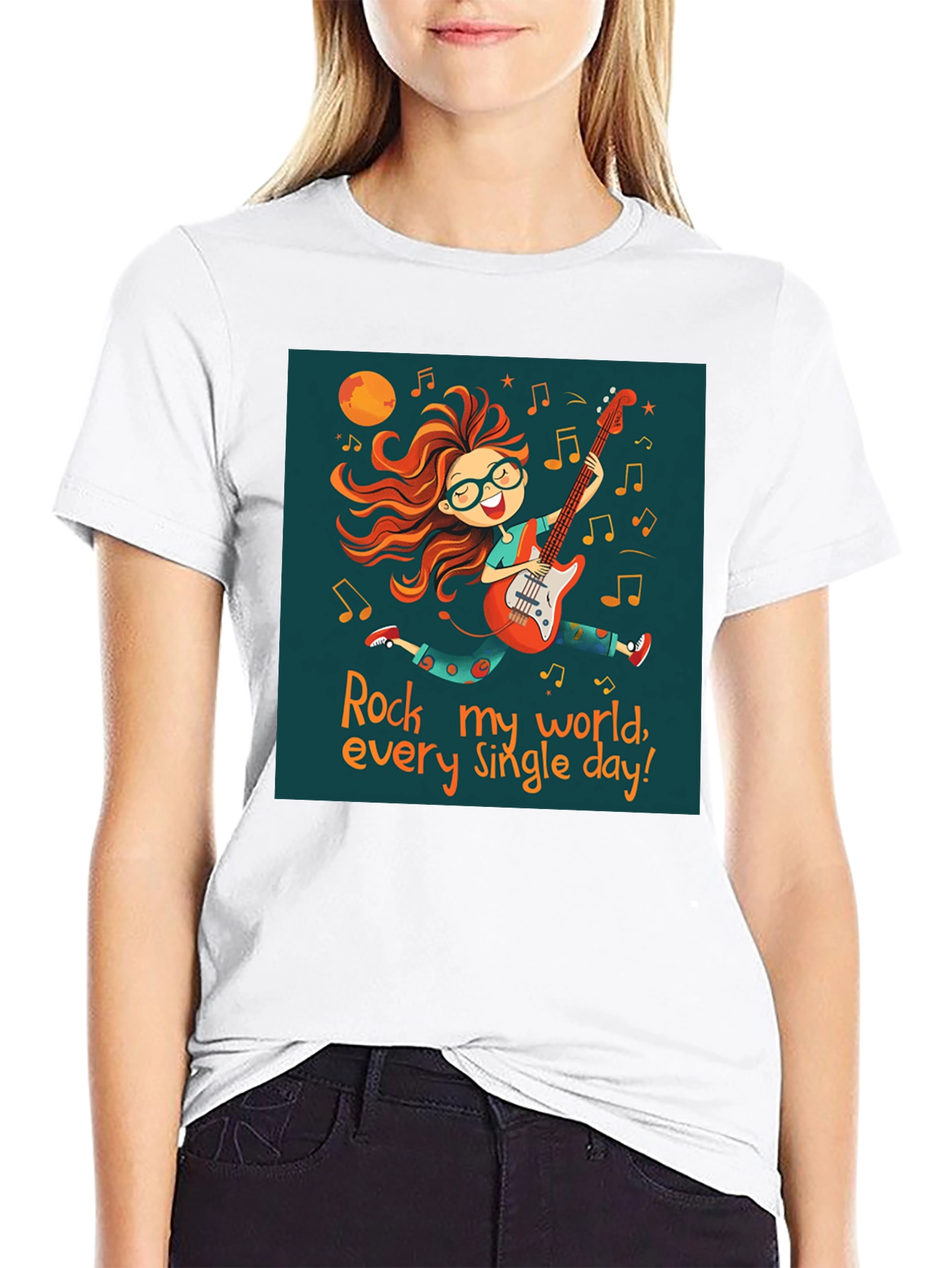 Rock My World Tee - Music Lover Shirt