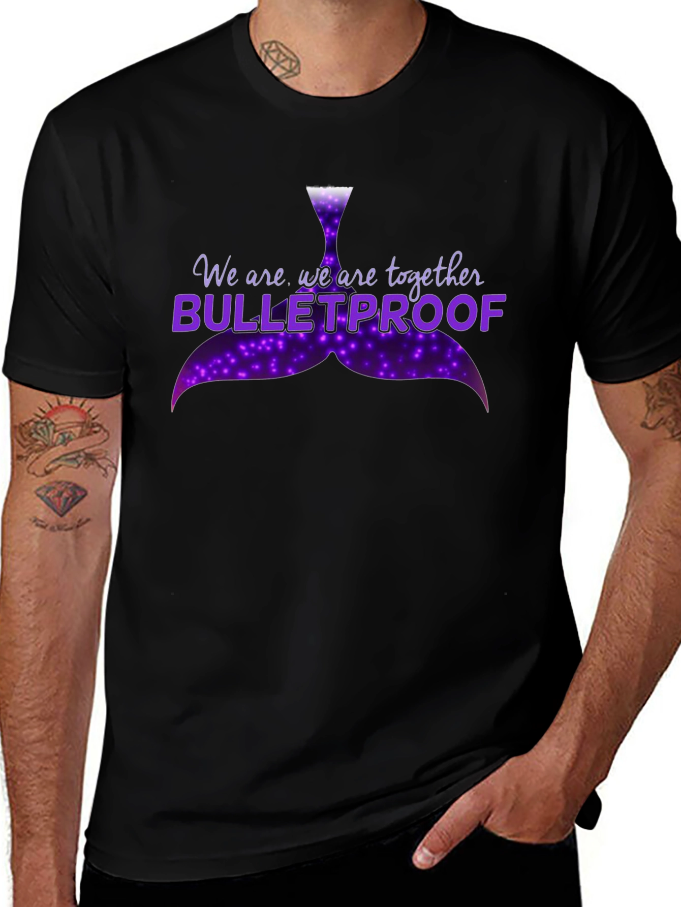 Bulletproof Whale Tail Graphic Tee
