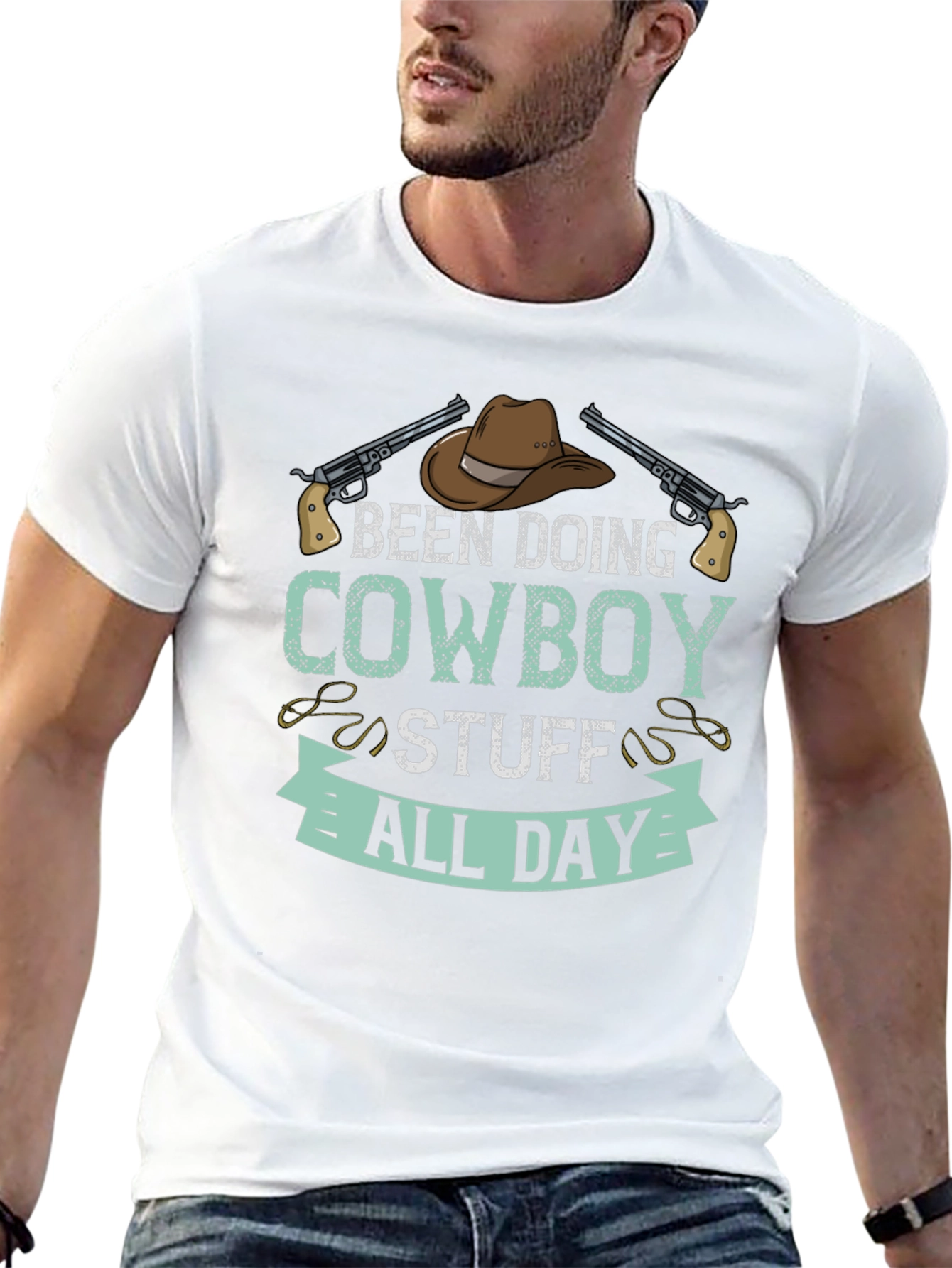 Cowboy Stuff All Day Graphic T-Shirt