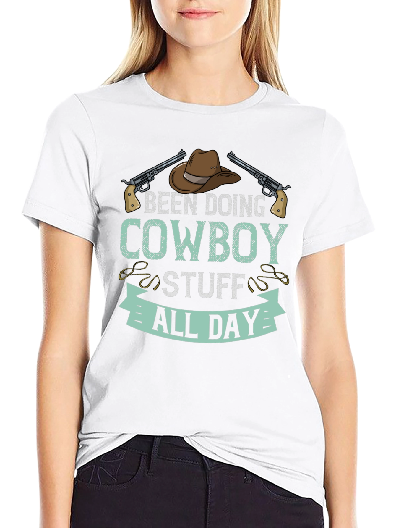 Cowboy Stuff All Day Graphic T-Shirt