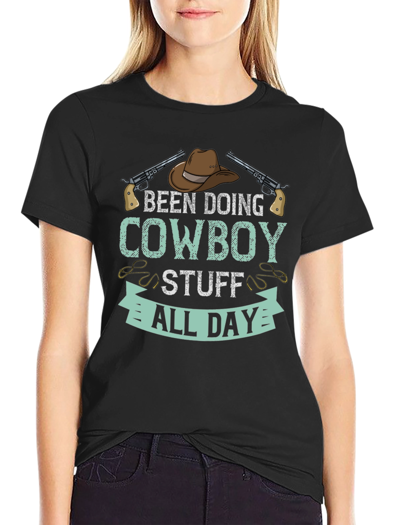 Cowboy Stuff All Day Graphic T-Shirt