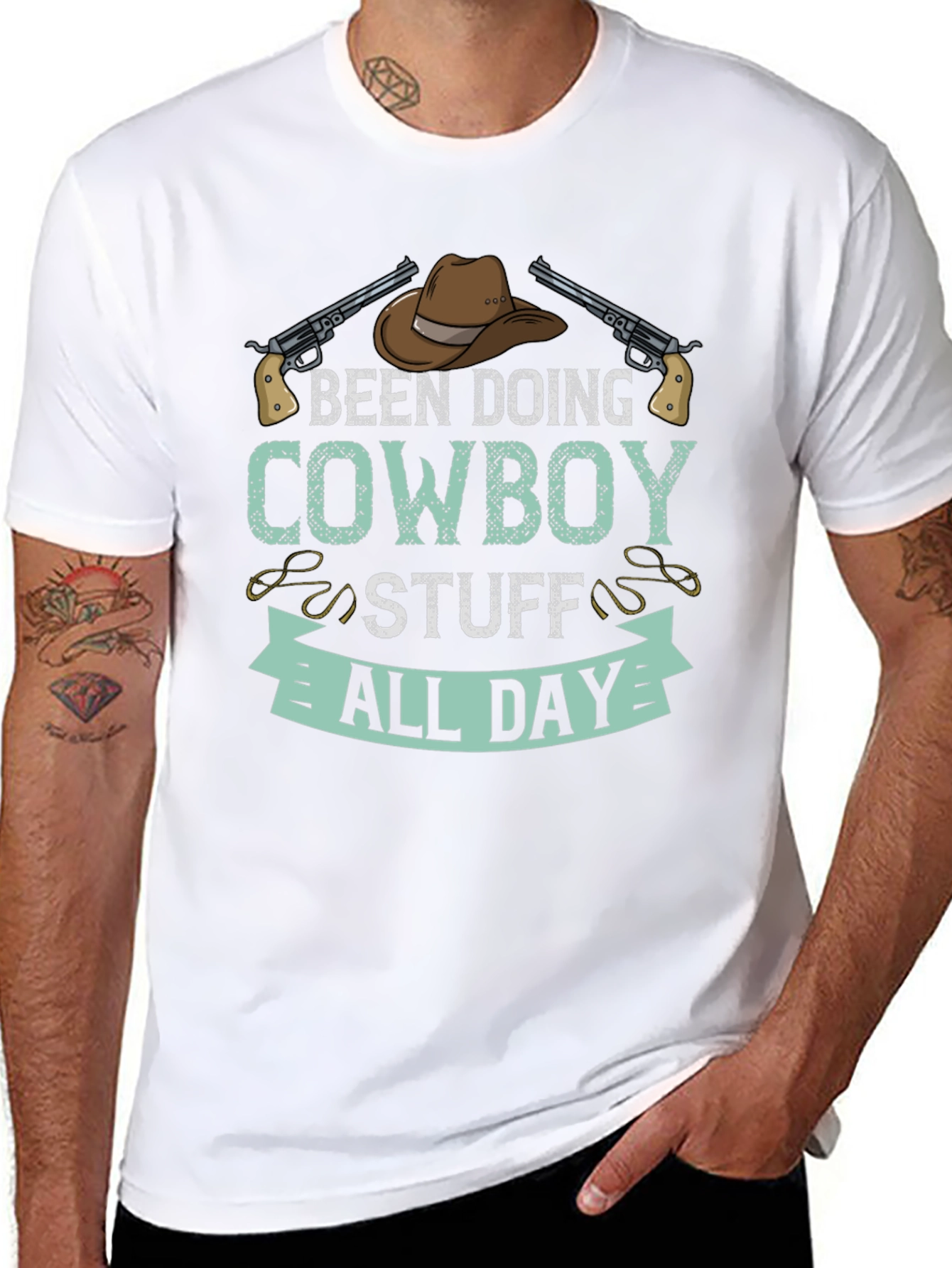 Cowboy Stuff All Day Graphic T-Shirt