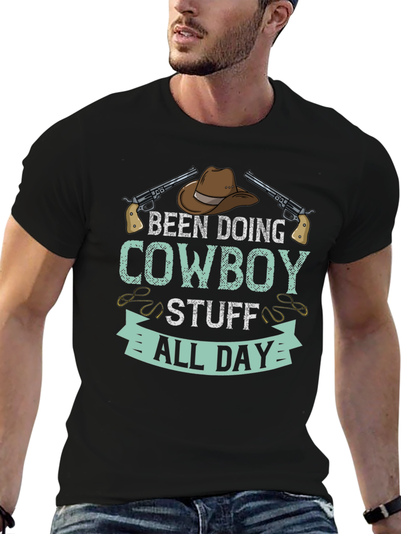 Cowboy Stuff All Day Graphic T-Shirt