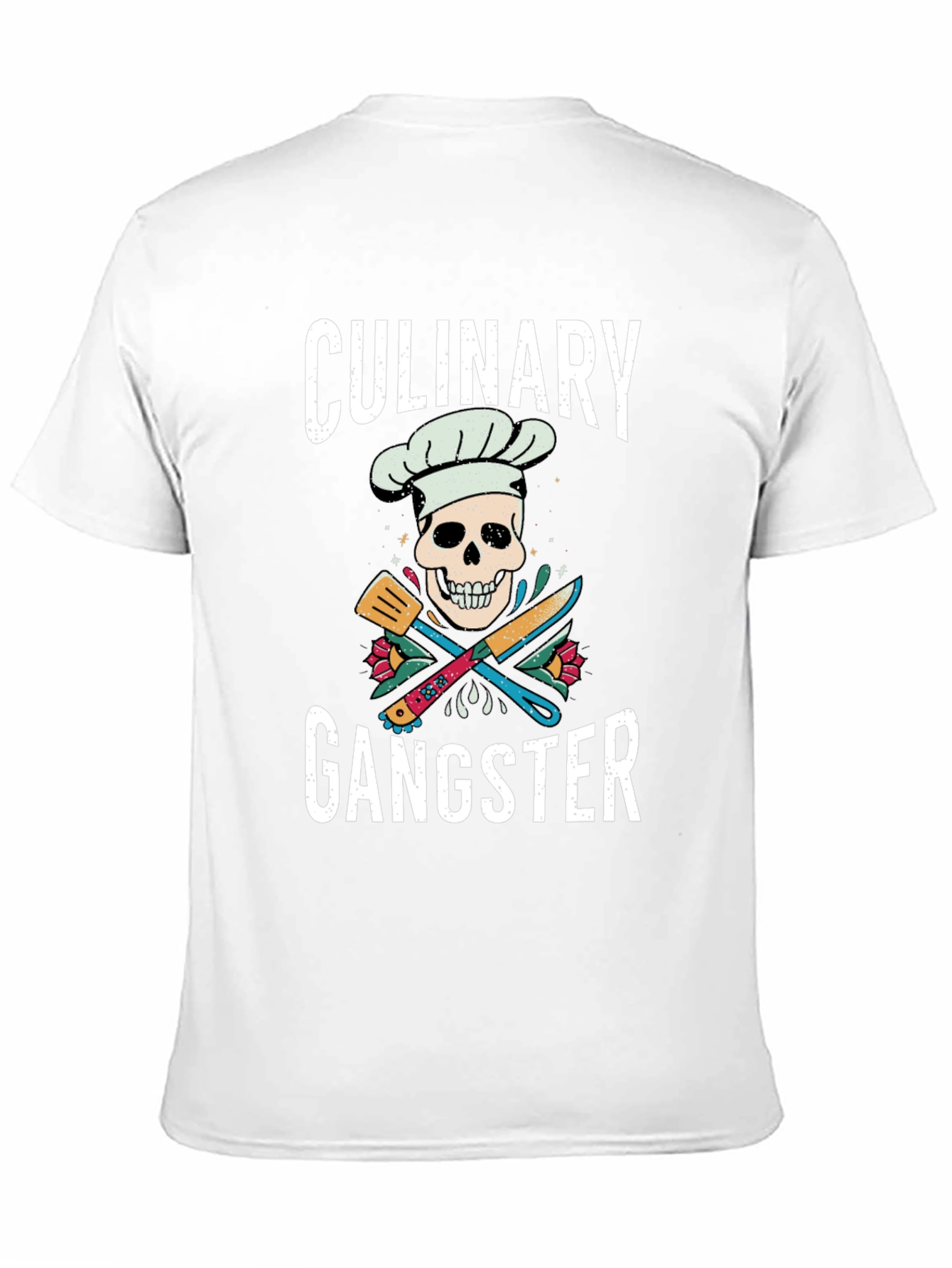 Culinary Gangster T-Shirt - Chef Skull Tee