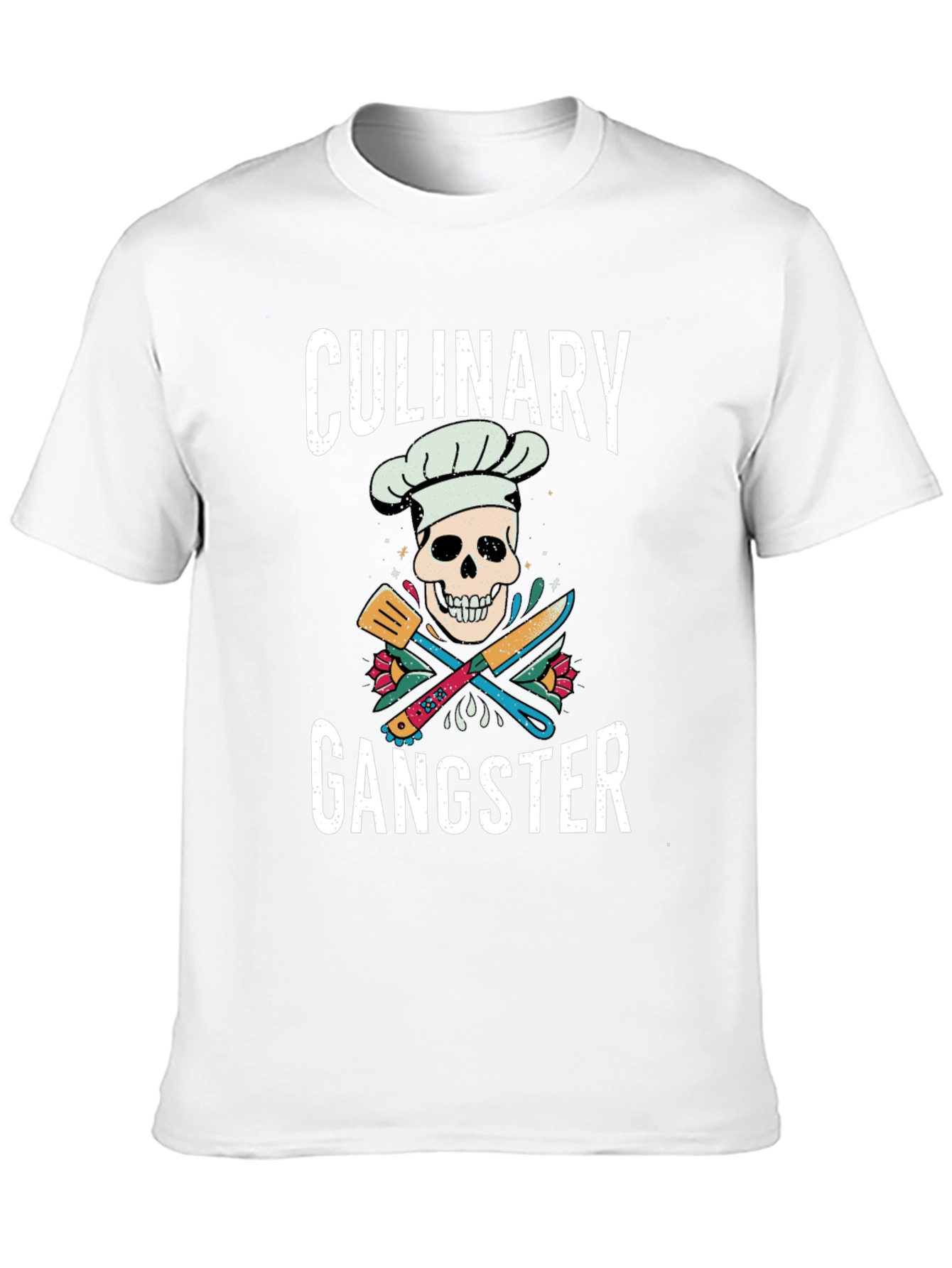 Culinary Gangster T-Shirt - Chef Skull Tee