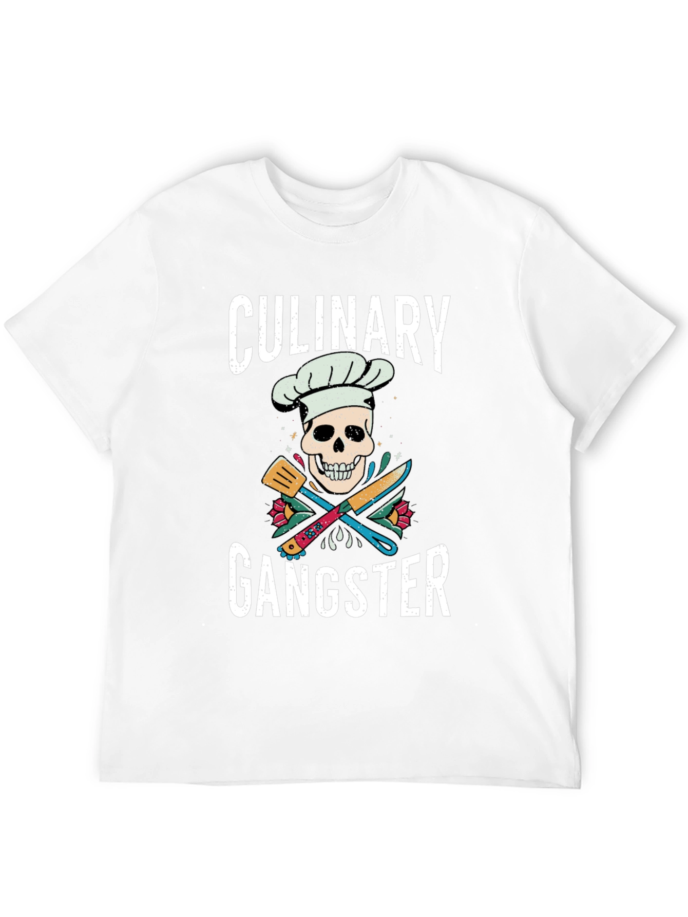 Culinary Gangster T-Shirt - Chef Skull Tee