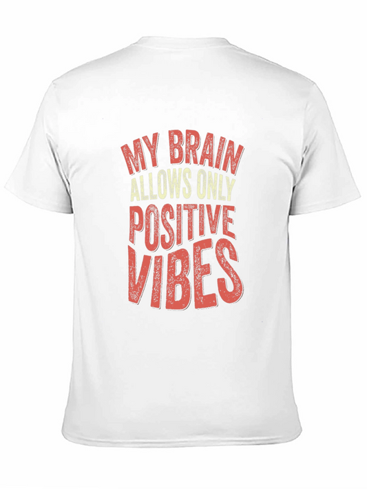 Positive Vibes Graphic Tee - Trendy Unisex T-Shirt